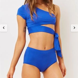 NWT Frankie’s Bikinis Puck Top & Bottom